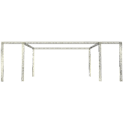 Large Truss Stage with Extensions Bundle