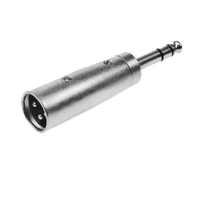 XLR MALE to 1/4" Adapter