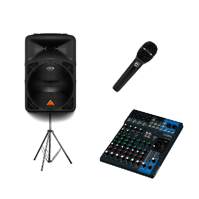 Wired Microphone & Speaker Bundle